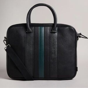 TED BAKER LONDON men’s Nevver
Striped Document Bag, laptop bag, shoulder bag.